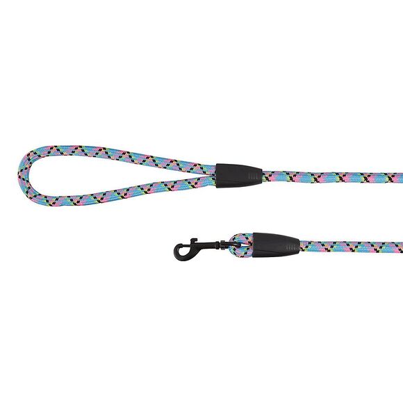 Whisker City Rope Cat Kitten Leash Blue Multi‎ Color 4 FT - Picture 1 of 3